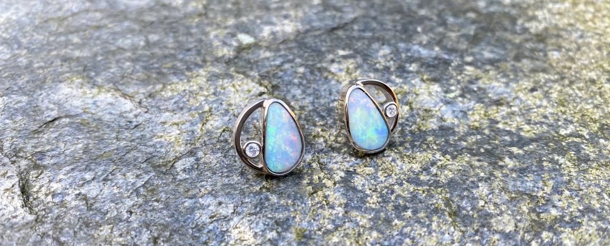 Opalohrschmuck