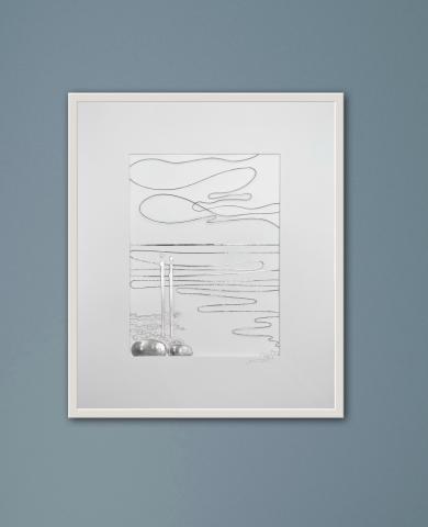 Bild "Am Meer" 60x50 cm 