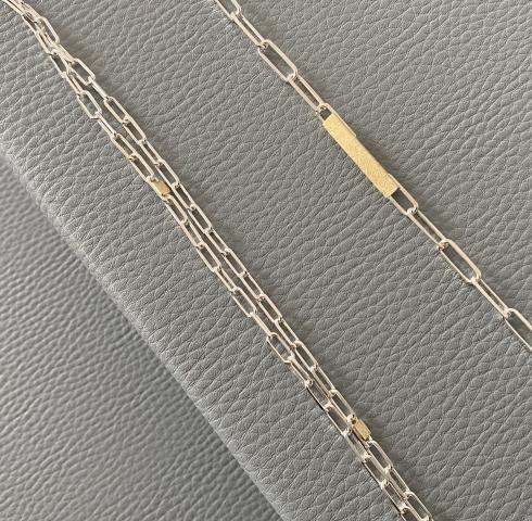 Kette Silber Gold